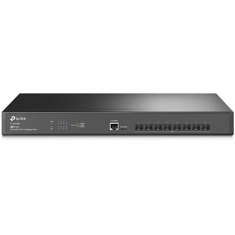 TP-LINKTL-SX3008F JetStream Switch Managed L2+ Ten Gigabit Ethernet (10000 Mbps) SFP+ 8-Port