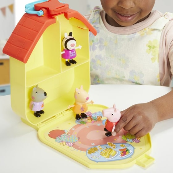 Hasbro Peppa Pig Party Carry Case Θήκη με 4 Φιγούρες (F8888) image 3