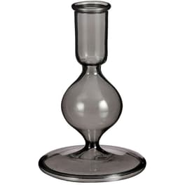 Κηροπήγιο Edelman Trent 1111316 Γυάλινο 9.5x13.5cm - Ανθρακί