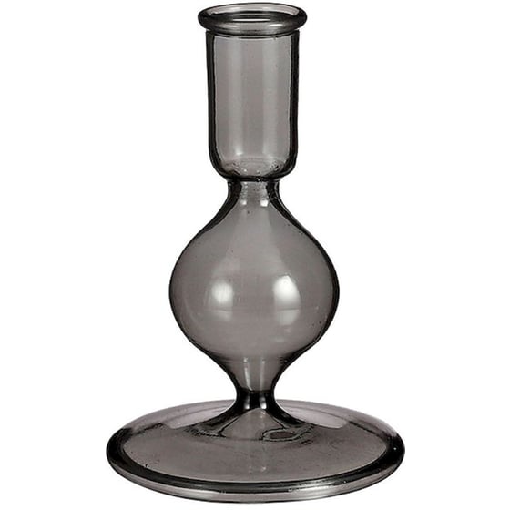 Κηροπήγιο Edelman Trent 1111316 Γυάλινο 9.5x13.5cm - Ανθρακί image 0