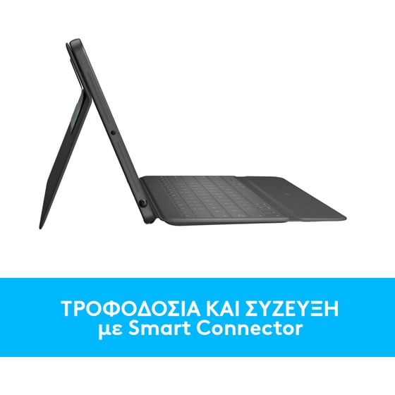 Logitech Rugged Folio Πληκτρολόγιο για iPad 10.2" 7th/8th/9th GEN - Γκρι image 6
