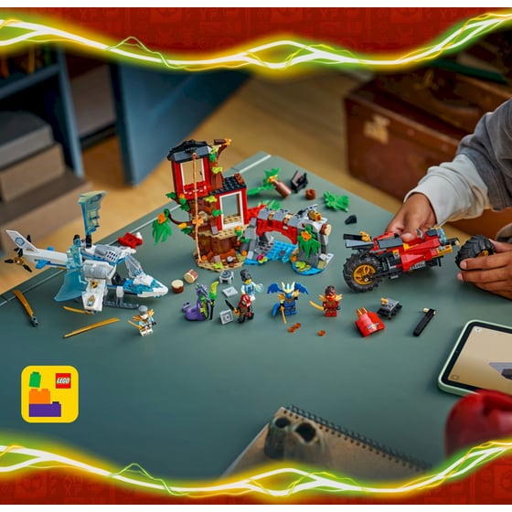 LEGO® NINJAGO® Μάχη στο Δεντρόσπιτο με Νίντζα Οχήματα (71857) image 7