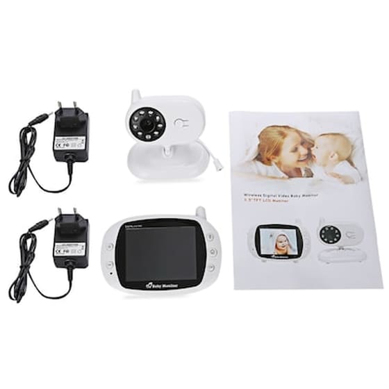 Baby Monitor K32 Κάμερας & Ήχου 3.5" - Λευκό image 4