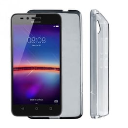 Θήκη Huawei Y3 II - Volte-Tel SlimColor TPU - Διάφανο Γκρι