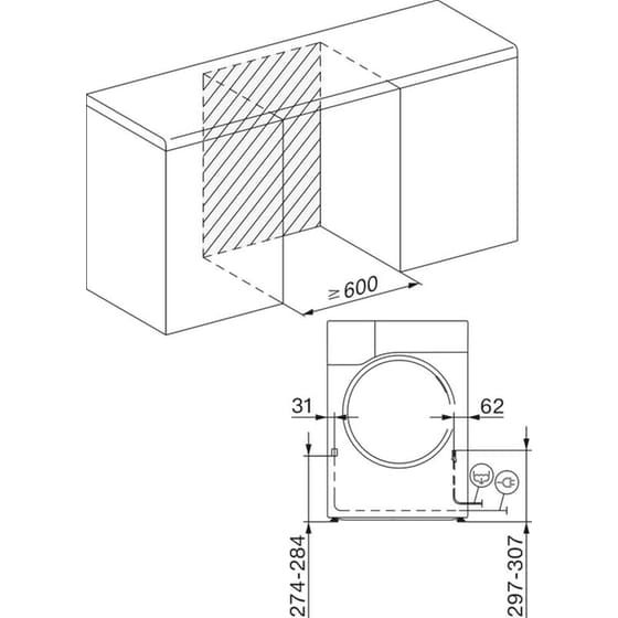 MIELE TSH783WP EcoSpeed 9 kg A+++ με Αντλία Θερμότητας Λευκό Στεγνωτήριο Ρούχων image 6