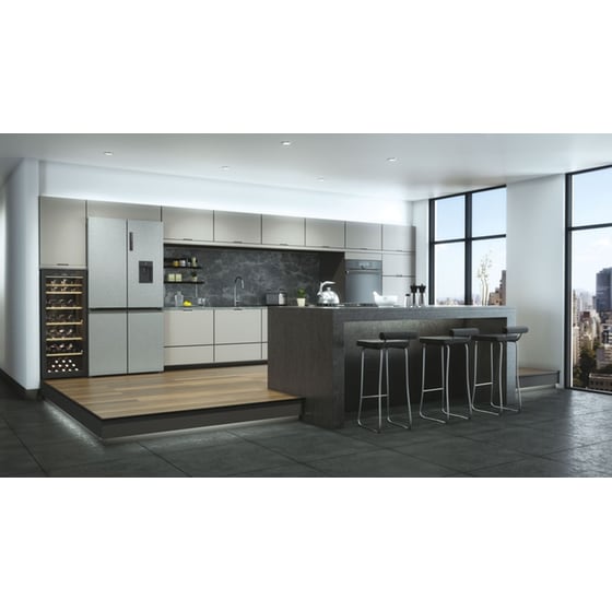 HAIER HWS84GA για 84 Μπουκάλια Μαύρο Συντηρητής Κρασιών image 10