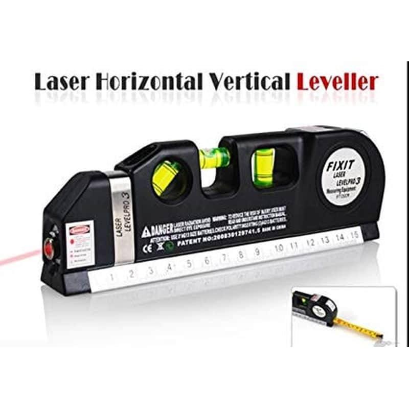 Τριπλό Laser Αλφάδι Και Μέτρο – Levelpro 3-εύκολη Τοποθέτηση Πλακιδίων Και Δαπέδων