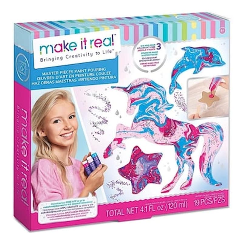 Make It Real – Master Pieces Paint Pouring