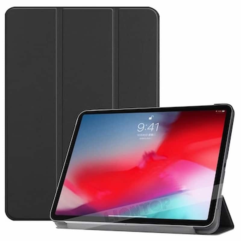 OEM Θήκη Tablet Apple iPad Pro 12.9 - Oem Trifold Flip Cover - Black