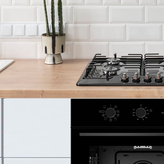 OMNYS CH641TFB & OV7009MRBL 70 Lt Μαύρο Εντοιχιζόμενος Σετ Φούρνος και Εστία image 6