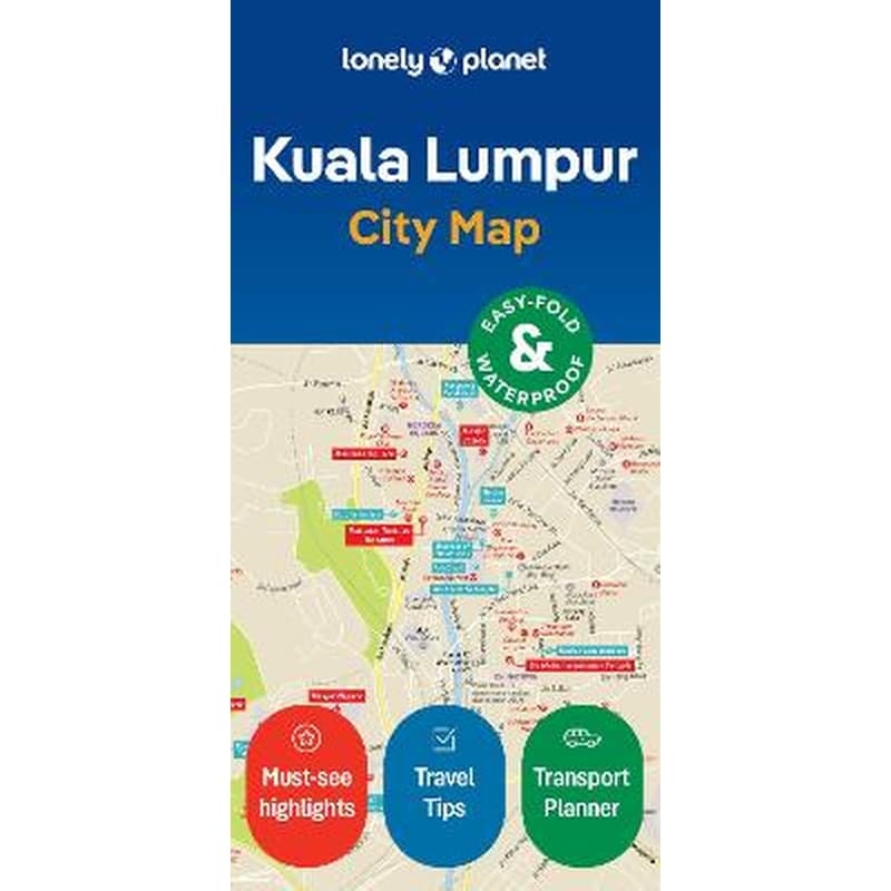 Lonely Planet Kuala Lumpur City Map
