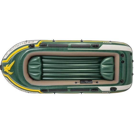 Φουσκωτή Βάρκα Intex Seahawk 4 από PVC κατάλληλο για 4 άτομα - Πράσινη image 2