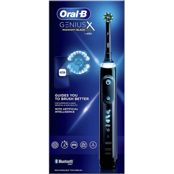 Ηλεκτρική Οδοντόβουρτσα ORAL-B Genius X Midnight Black image 1