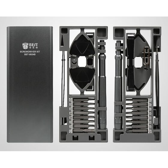Best Σετ Εργαλείων Με Κατσαβίδια Ακριβείας Bst-8934b, Κασετίνα, 24τμχ image 1