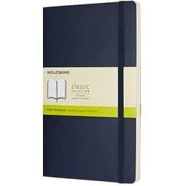 Σημειωματάριο Moleskine Sapphire Plain Blue Large (1 Τεμάχιο)
