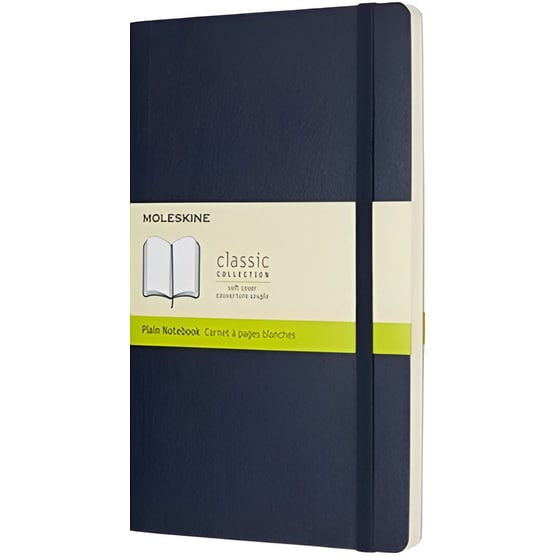 Σημειωματάριο Moleskine Sapphire Plain Blue Large (1 Τεμάχιο) image 0