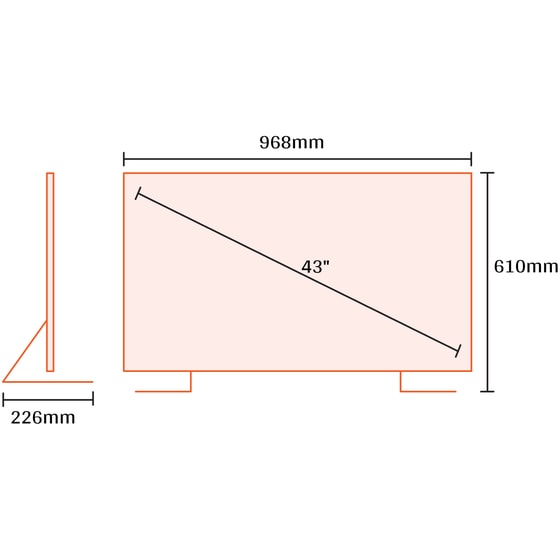 Blaupunkt LED 43" 4K Google TV Τηλεόραση 43UGC6000 image 1