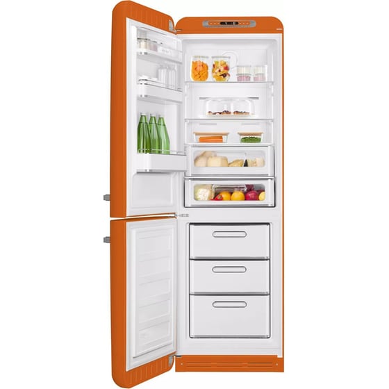 SMEG FAB32LOR6 332 Lt Total No Frost Πορτοκαλί Ψυγειοκαταψύκτης image 1