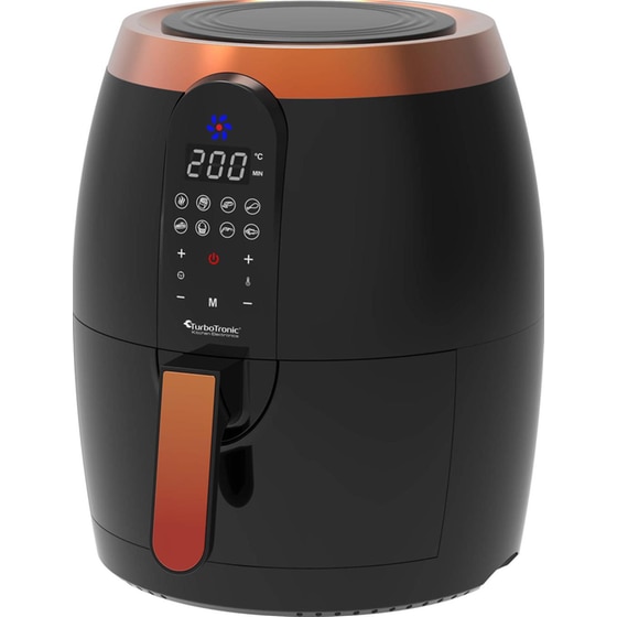 TURBOTRONIC TT-AF10D με Αποσπώμενο Κάδο 1200 W 3.5 L Μαύρο Φριτέζα Αέρος image 1