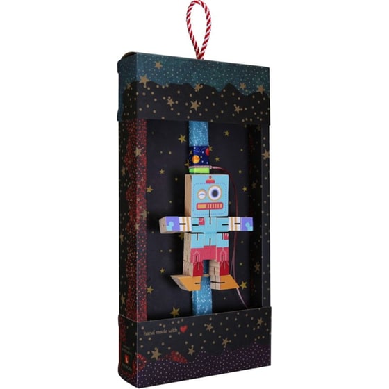 Λαμπάδα Synchronia Ξύλινο&nbsp;Ρομπότ&nbsp;Βεραμάν image 1