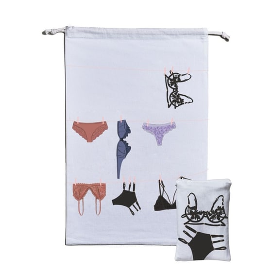 Καλάθι Απλύτων Chic Mic Βαμβακερό Intimates 40x60 cm - Πολύχρωμο image 0