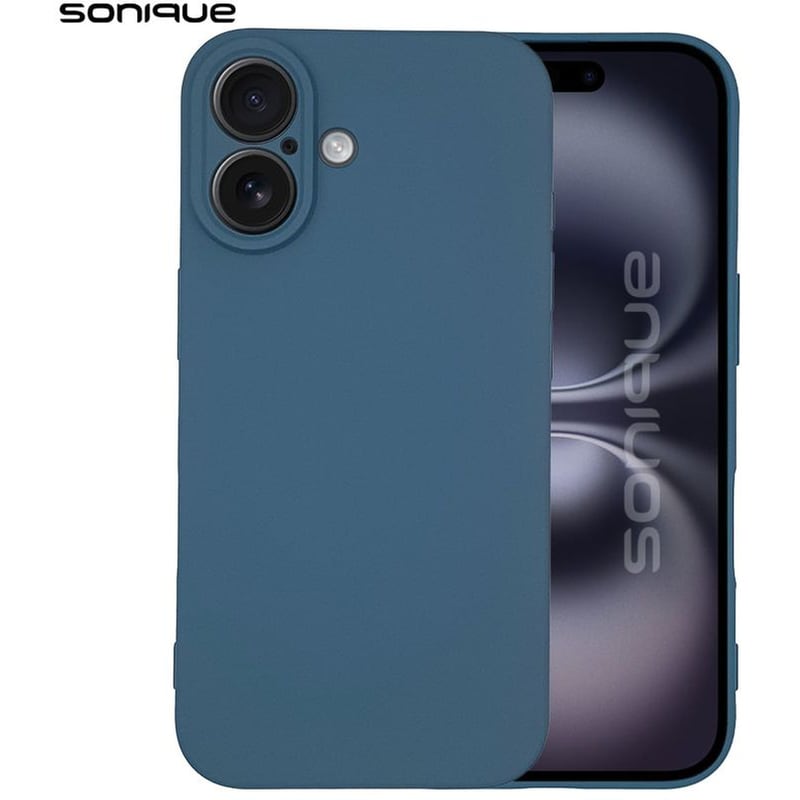 Θήκη Σιλικόνης My Colors Sonique Apple Iphone 16 Plus Μπλε Σκούρο SONIQUE