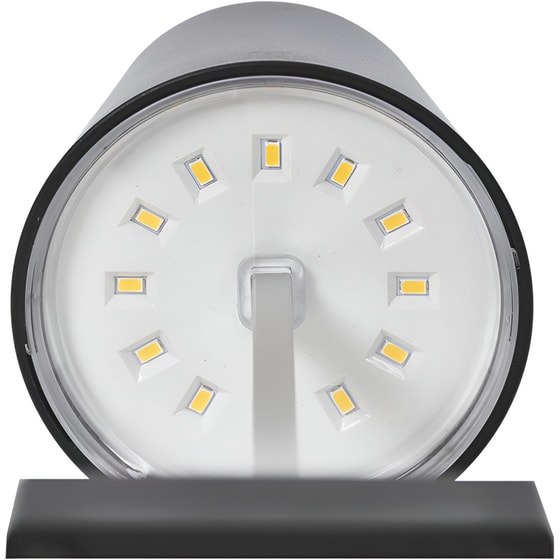 Πορτατίφ Home Deco Factory με Led 10.5x26cm - Μαύρο/Ασημί image 4