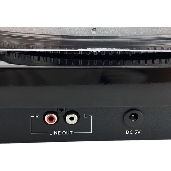 Πικάπ Aiwa GBTUR-120BK Με Ενσωματωμένα Ηχεία - Μαύρο image 7