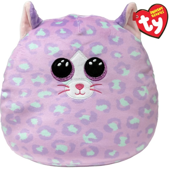 Λούτρινο TY Squishy Beanies Cassidy Γάτα Μωβ (25cm) 1607-39274 image 0