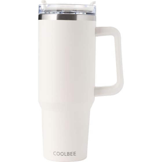 Θερμός Handled Tumbler Coolbee Εκρού 1200 ml image 1