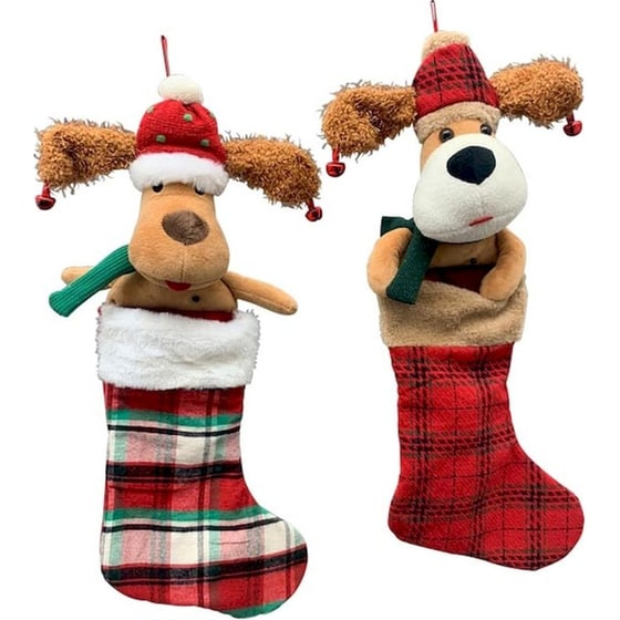 Exner Χριστουγεννιάτικο Διακοσμητικό - Τάρανδος σε Κάλτσα Xmas image 0