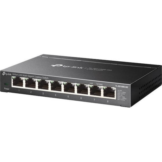 TP-Link TL-SG108S-M2 Network Switch Unmanaged L2 Gigabit Ethernet (1000 Mbps) image 1