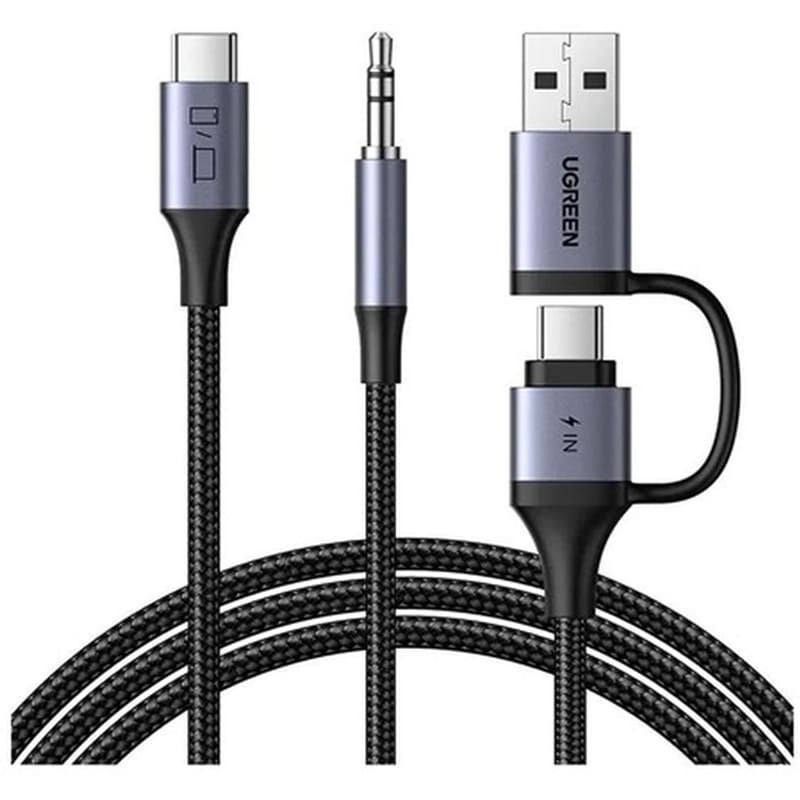 Κάρτα ήχου Ugreen UGR45009 USB-C - Γκρι