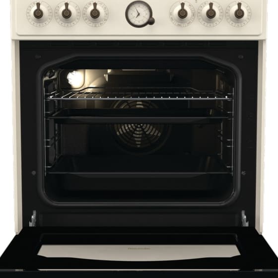 Ηλεκτρική Κουζίνα Κεραμική GORENJE GECS6B70CLI 71 lt Μπεζ image 3