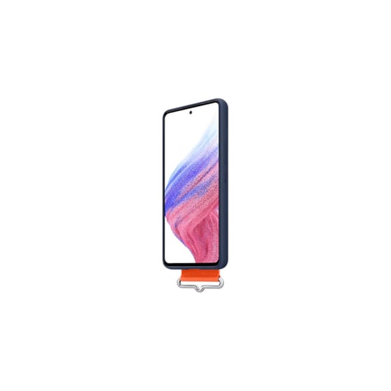 ΘΗΚΗ ΚΙΝ SAMSUNG A53 SILICONE STRAP NAVY image 3
