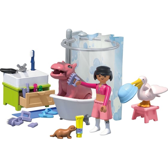 PLAYMOBIL®&nbsp; Animals & Friends: Ώρα για μπάνιο (71950) image 1
