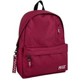 Τσάντα Πλάτης Must Team Monochrome Classic Μπορντό με Γκρι