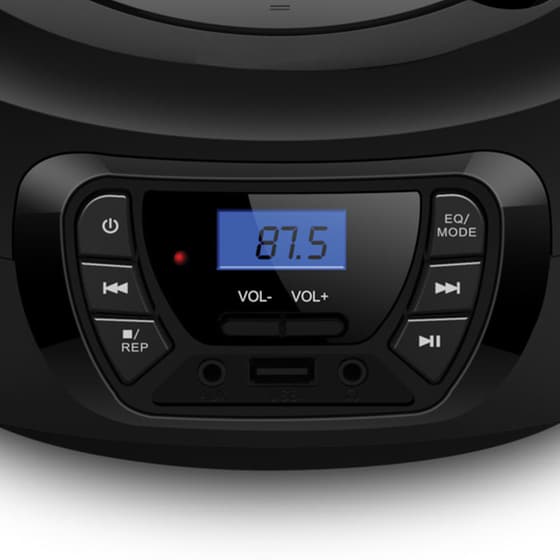 Φορητό Radio/CD Nod 141-0124 -Μαύρο image 1