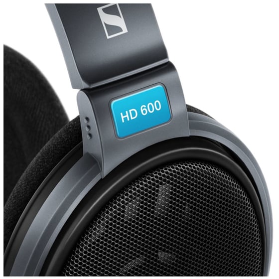 Ακουστικά Κεφαλής Sennheiser HD 600 - Μαύρο image 4
