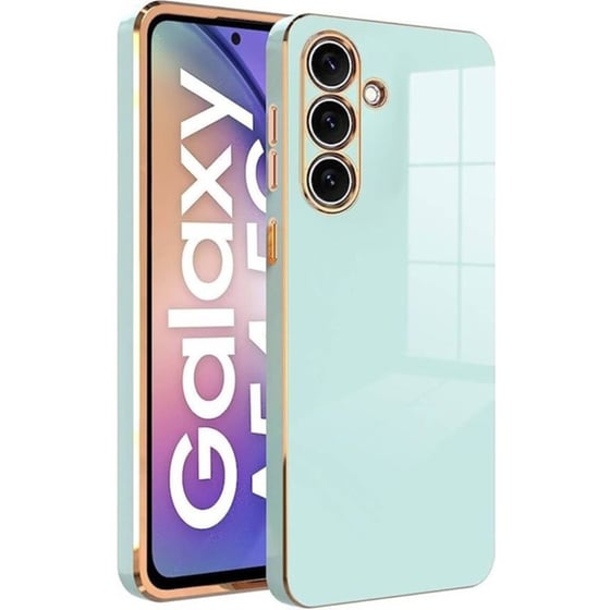 Θήκη Samsung Galaxy A54 - Bodycell Gold Plated - Mint Green image 0