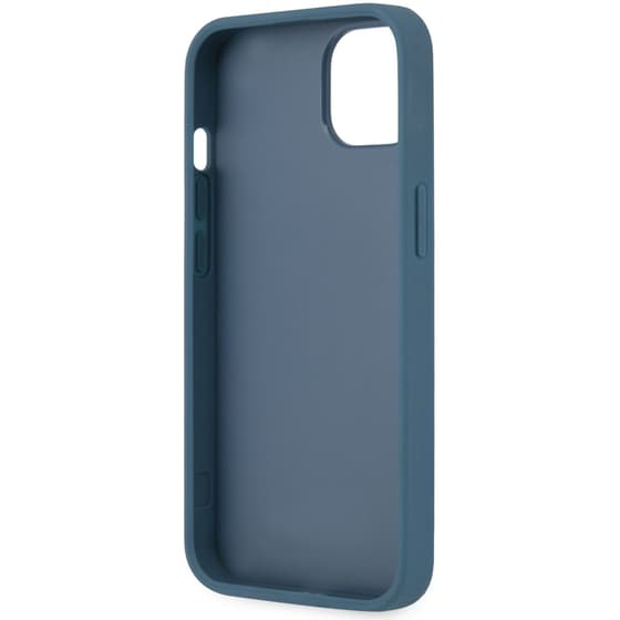 Guess “4g Logo Collection” Hard Case Pu Leather Θήκη Προστασίας Από Δερματίνη – Iphone 11 (μπλε – Guhcp13s4gmgbl) image 1