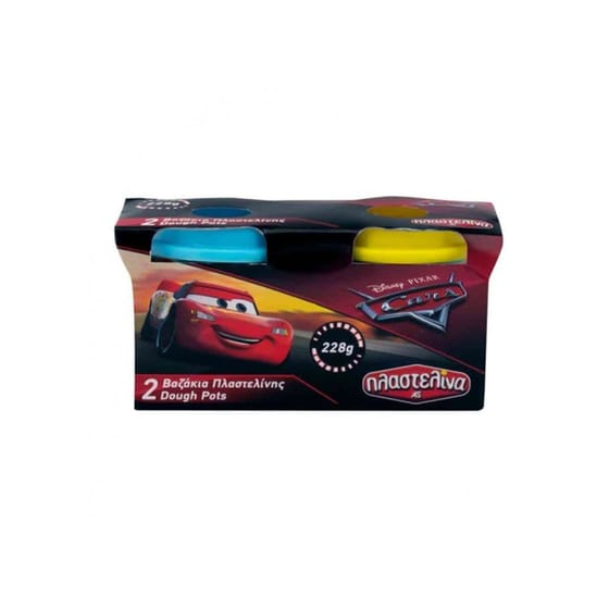 Σχολική Πλαστελίνη As Company Σετ 2 Βαζάκια 4Oz Cars image 3