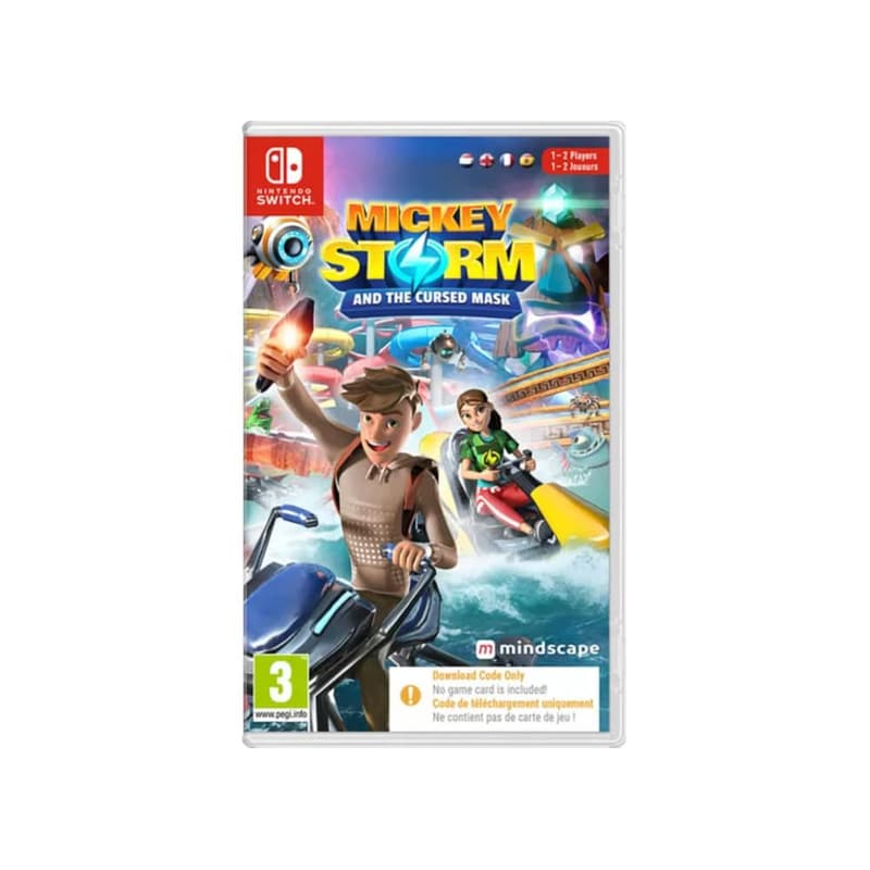 Nintendo Switch Game – Mickey Storm and the Cursed Mask (Code in the Box)