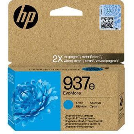 HP 937Ε Κυανό Μελάνι Εκτυπωτή 4S6W6NE image 0