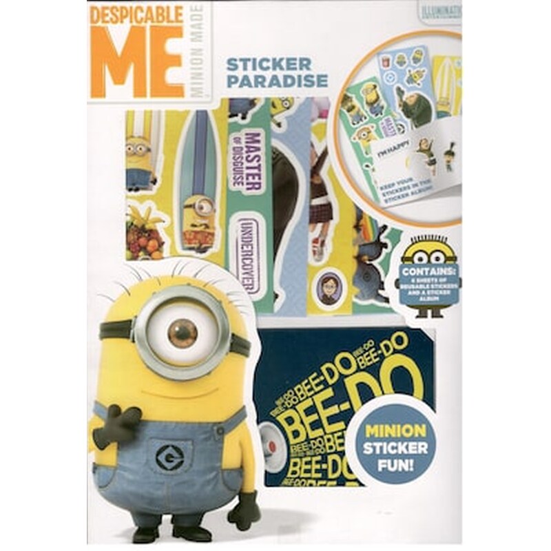 Despicable Me Minion Made Sticker Paradise