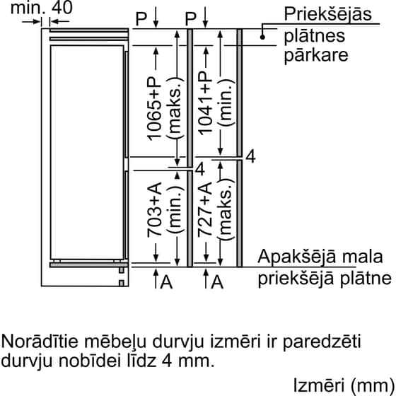NEFF KI7863DD0 No Frost 260 Lt Εντοιχιζόμενος Ψυγειοκαταψύκτης Λευκό image 8