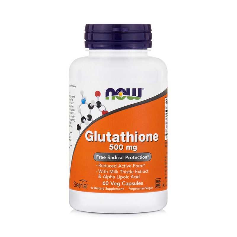 NOW Αμινοξύ Now Glutathione 500mg - 60 κάψουλες