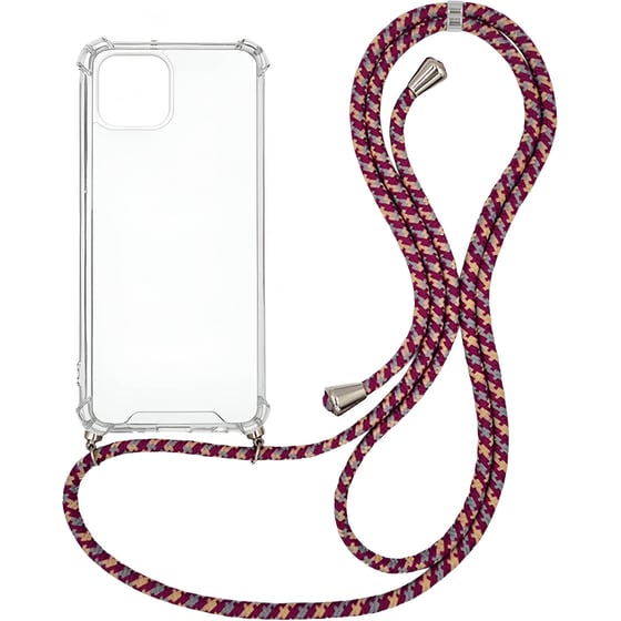 Θήκη Apple iPhone 13 Mini - Sonique Armor Clear - Rainbow Μπορντό image 0
