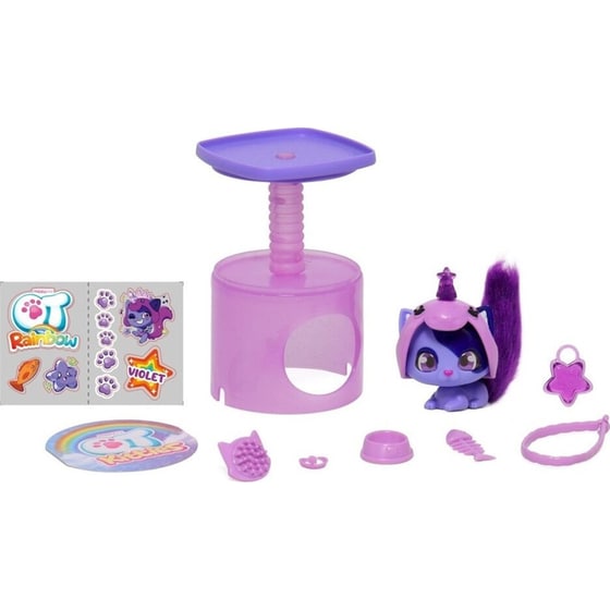 Φιγούρα QT Kitties Rainbow 6 Σχέδια 1 Τμχ - Τυχαία Επιλογή Σχεδίου image 2