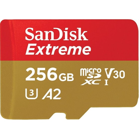 SanDisk Extreme MicroSDXC 256 GB Class 10 U3 V30 image 0